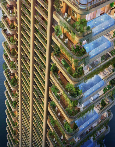 瑞地格樂(lè)：亞克力透明空中游泳池-廈門帝景苑案例